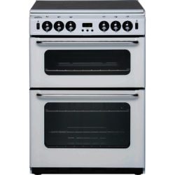 New World 600TSIDLM 60cm Twin Cavity Gas Cooker in White